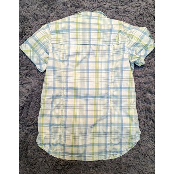 Eddie Bauer Shirt Women's‎ Vented Lightweight Hiking Fishing Medium Button Down - Picture 5 of 8